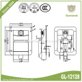 GL-12128キー付きアルミニウムツールボックスパドルラッチロック